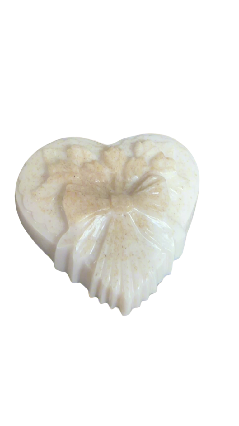 Boutique Heart Oatmeal Milk & Honey Soap Bar